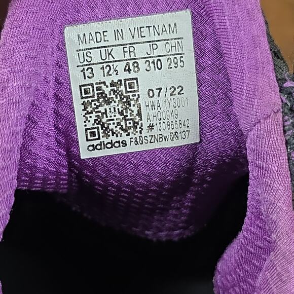 Adidas Ultra 4D Marvel Black Panther Mens Black Purple Size 13 Shoes HQ0949 - Picture 10 of 11